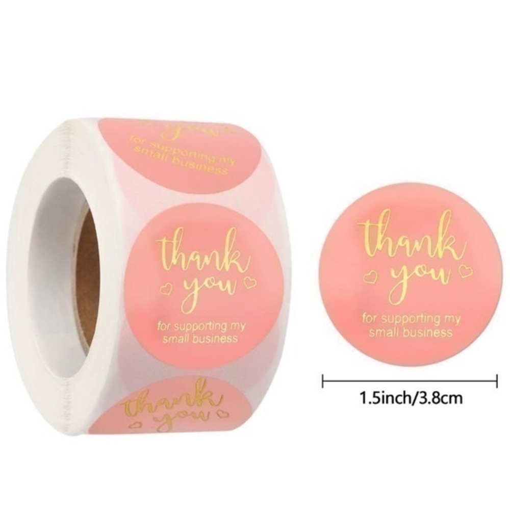150- 1.5inch Thank You Sticker​